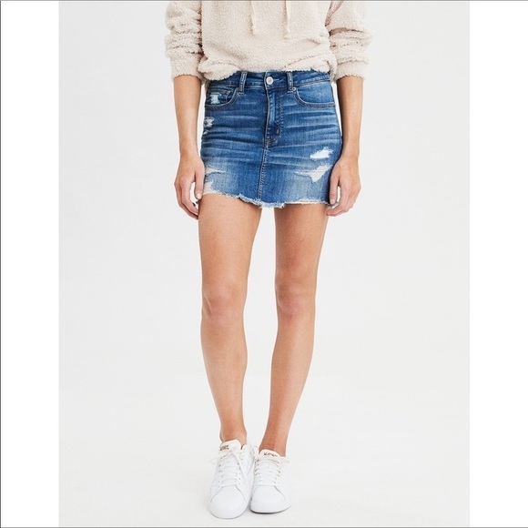 American Eagle Denim Mini Skirt - Picture 1 of 5
